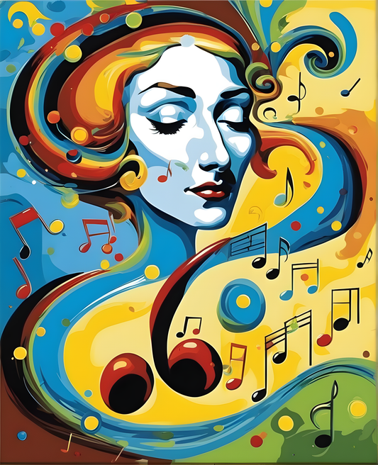 Musical ecstasy (3) - Van-Go Paint-By-Number Kit