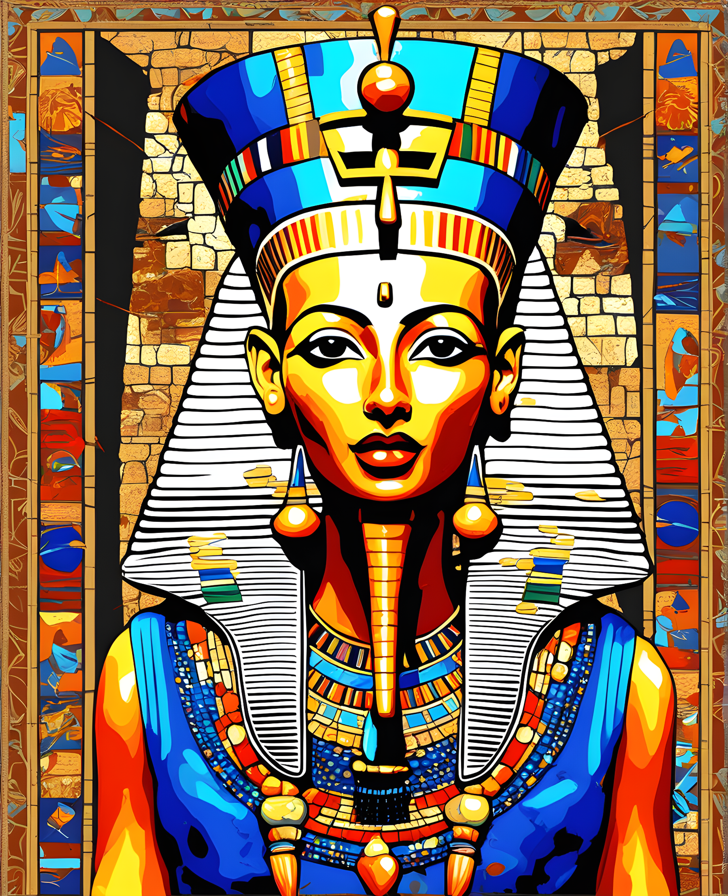 Nefertiti (6) - Van-Go Paint-By-Number Kit