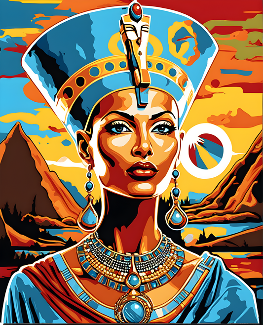 Nefertiti (3) - Van-Go Paint-By-Number Kit