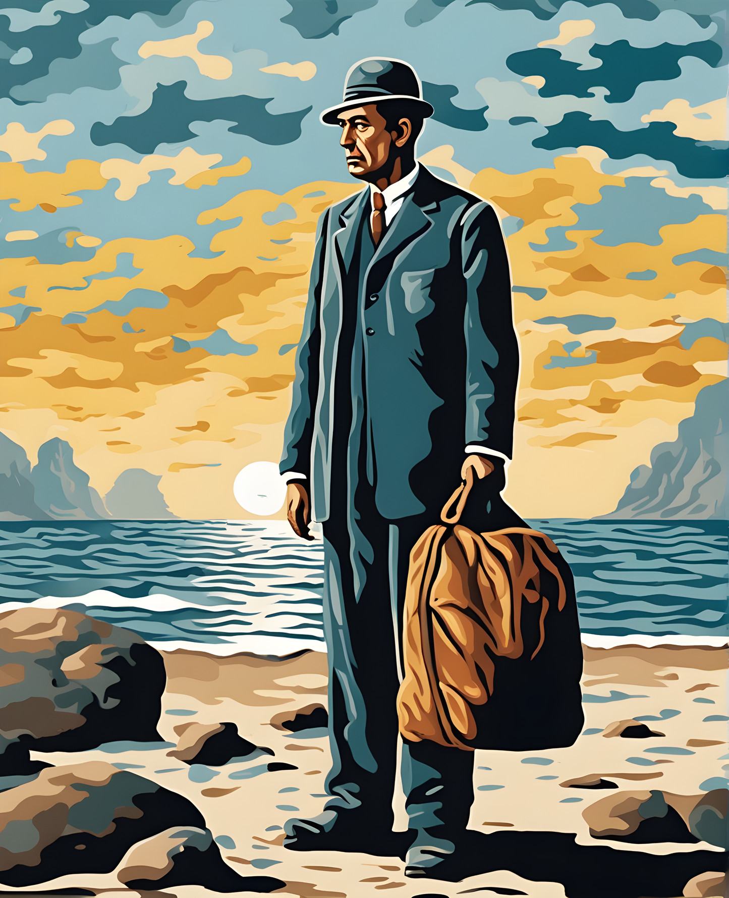 A Refugee (3) - Van-Go Paint-By-Number Kit
