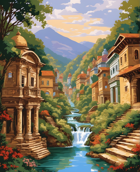 The Valley of Knowledge - Van-Go Paint-By-Number Kit