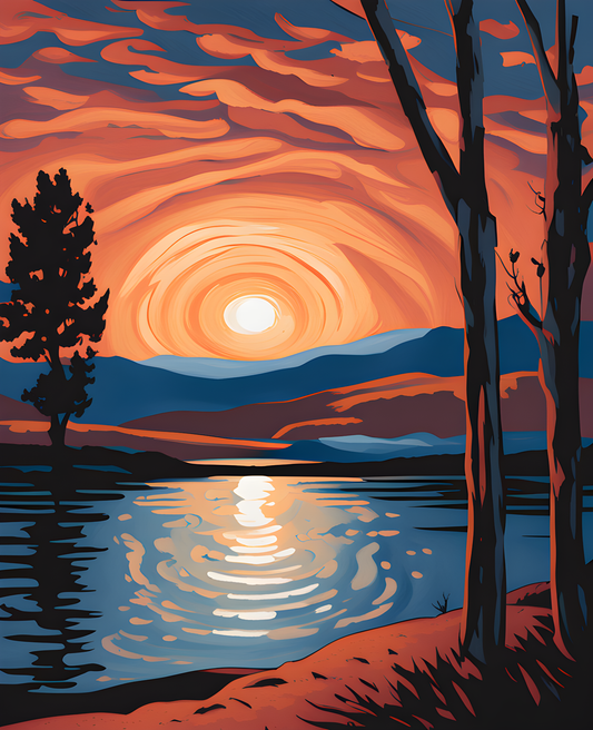 Afterglow (1) - Van-Go Paint-By-Number Kit
