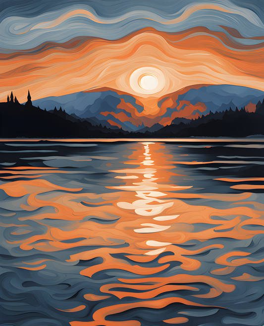 Afterglow (16) - Van-Go Paint-By-Number Kit