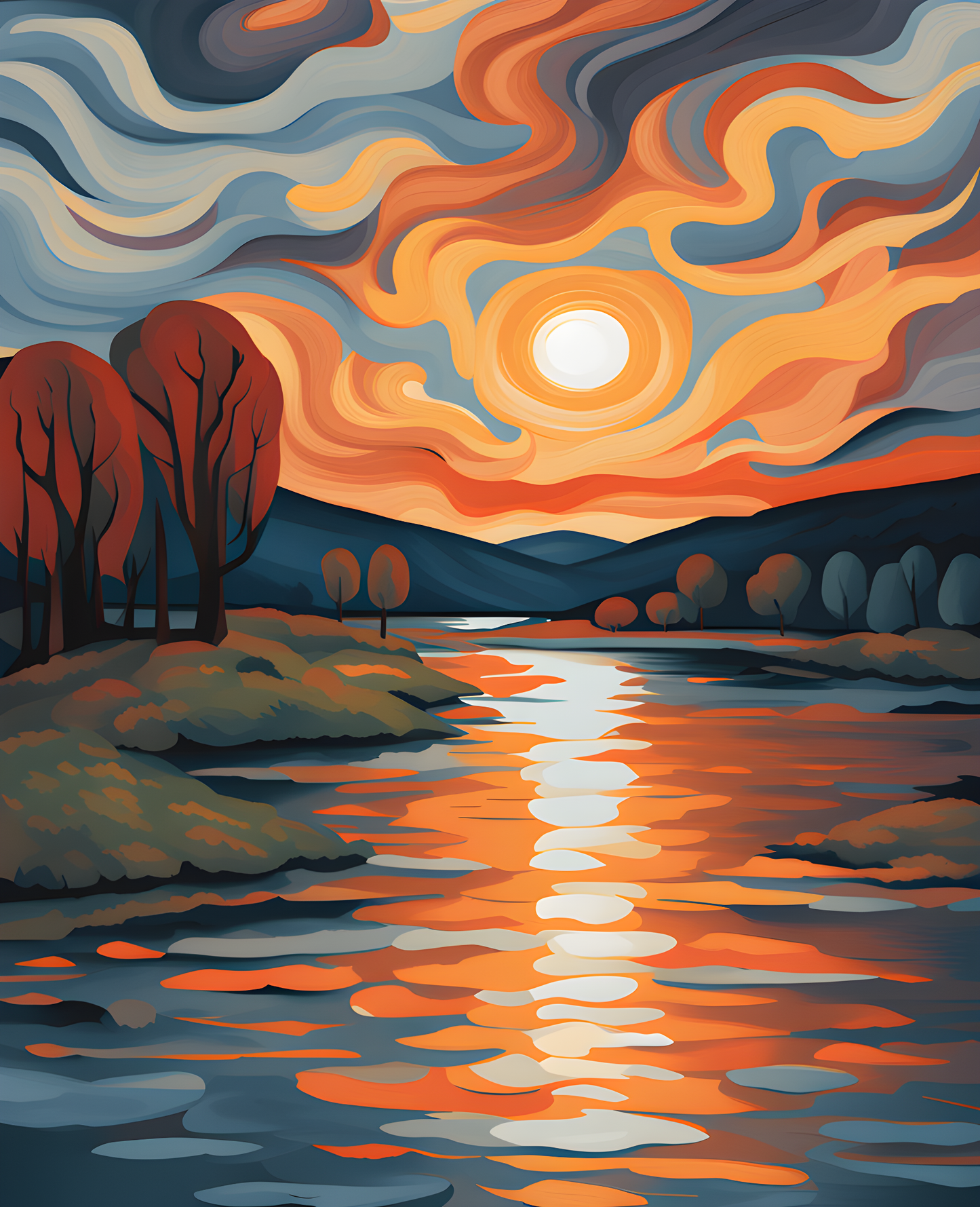 Afterglow (2) - Van-Go Paint-By-Number Kit