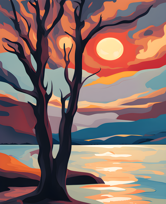 Afterglow (12) - Van-Go Paint-By-Number Kit