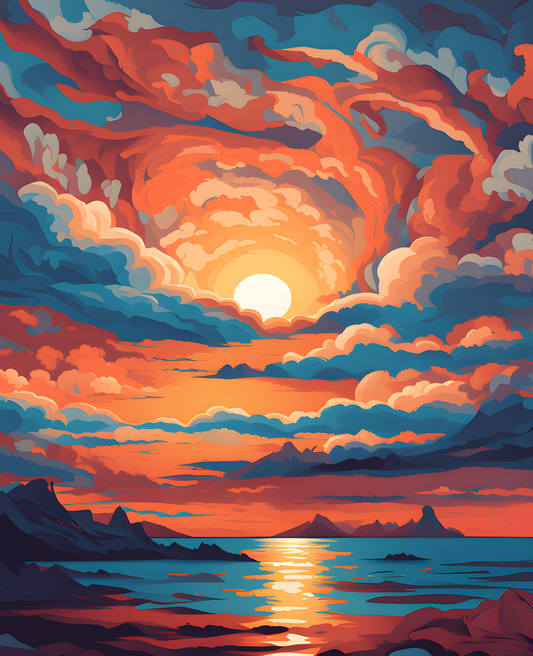 Afterglow (6) - Van-Go Paint-By-Number Kit