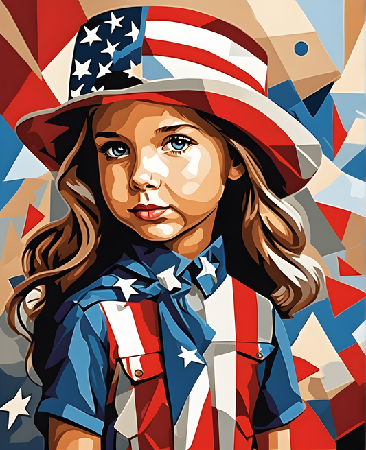 American Princess (4) - Van-Go Paint-By-Number Kit