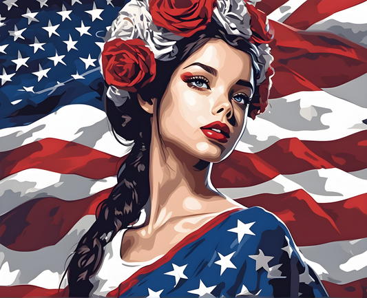 American Woman (3) - Van-Go Paint-By-Number Kit