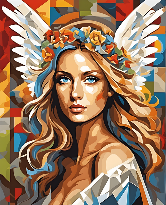 Angel Fantasy (2) - Van-Go Paint-By-Number Kit