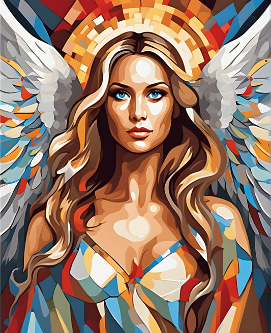 Angel Fantasy (4) - Van-Go Paint-By-Number Kit