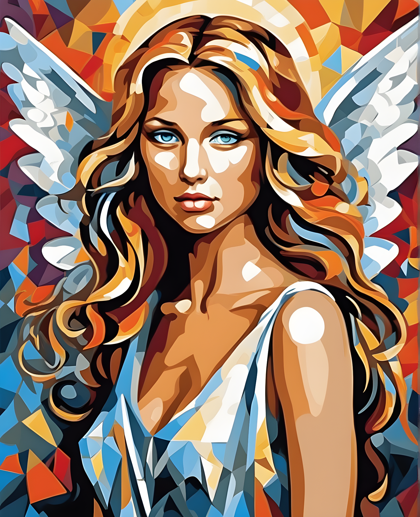 Angel Fantasy (3) - Van-Go Paint-By-Number Kit