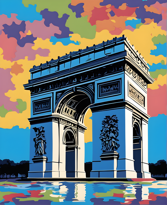 Arc de Triomphe, Paris (4) - Van-Go Paint-By-Number Kit