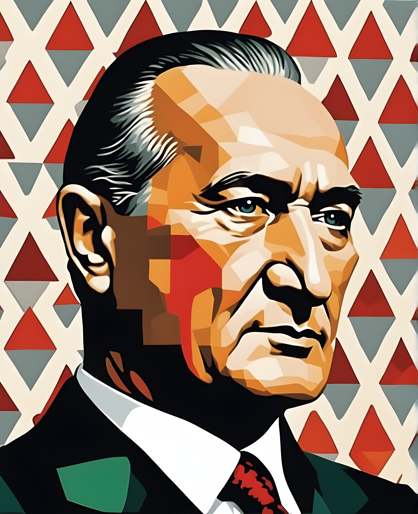 ATATURK Portrait (1) - Van-Go Paint-By-Number Kit