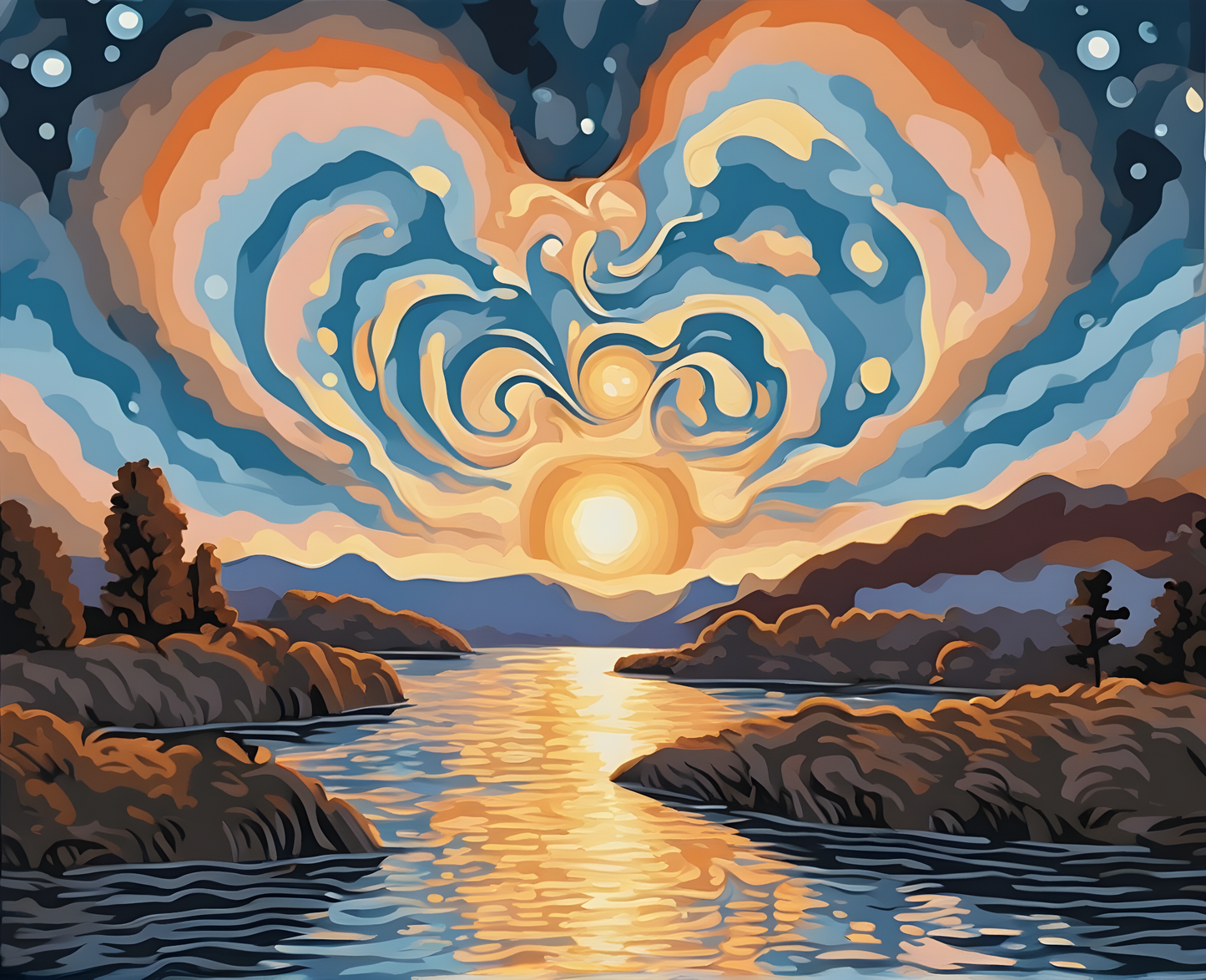 Aurelia borealis (2) - Van-Go Paint-By-Number Kit