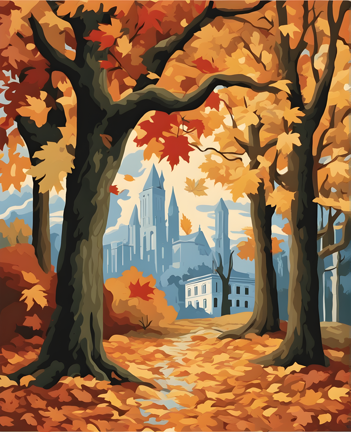 Autumn Palette (2) - Van-Go Paint-By-Number Kit