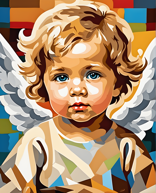 Baby Angel - Van-Go Paint-By-Number Kit