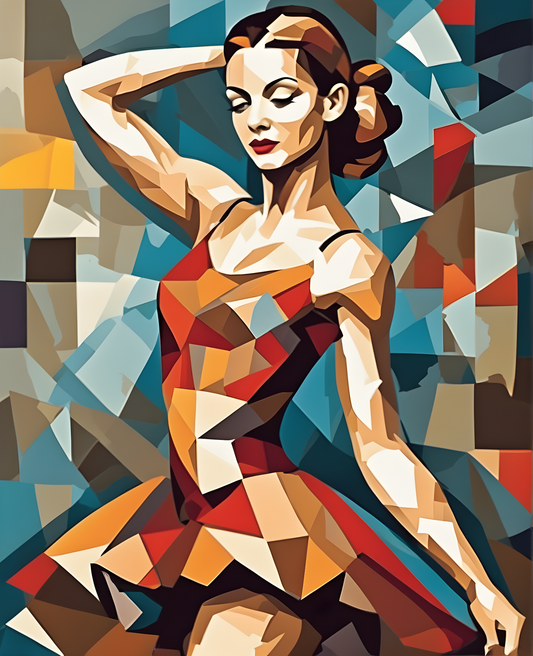 Ballet Dancer (4) - Van-Go Paint-By-Number Kit