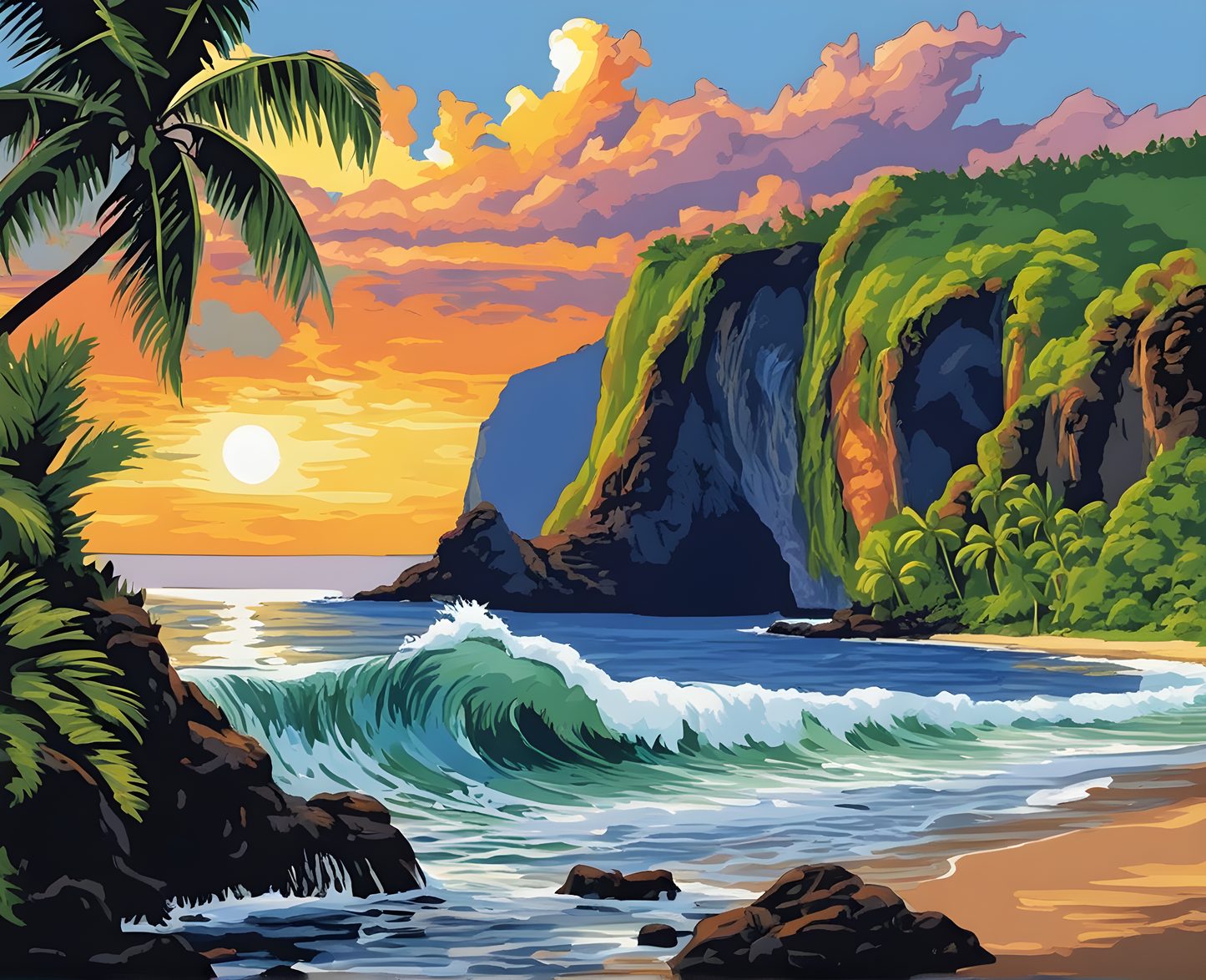 Amazing Places OD (399) - Big Island, Hawaii, USA - Van-Go Paint-By-Number Kit