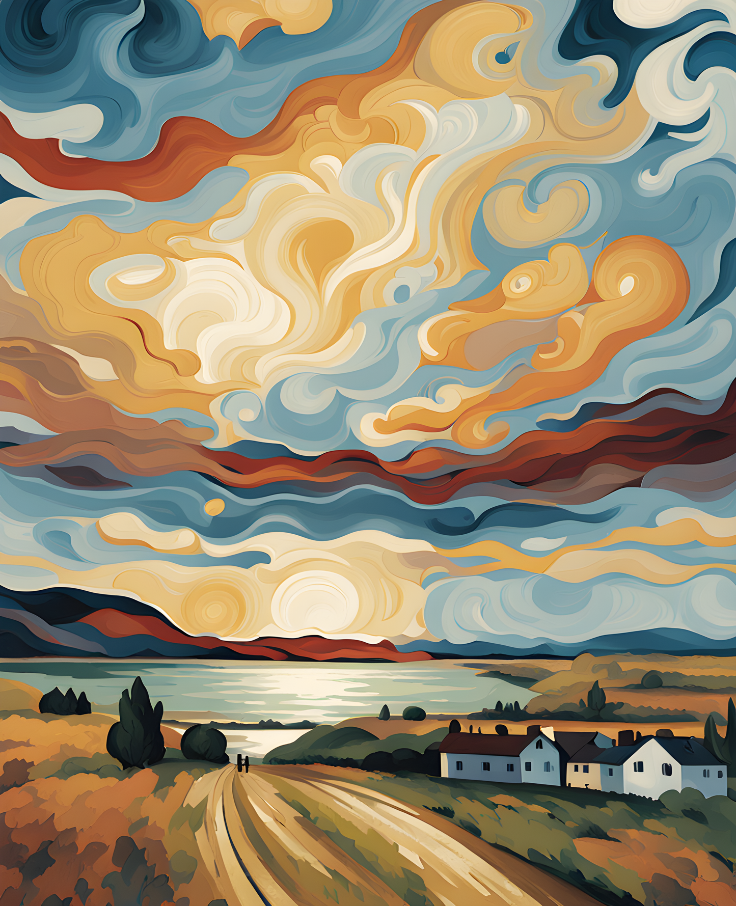 Big Skies (2) - Van-Go Paint-By-Number Kit