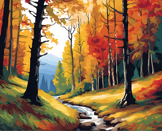 Amazing Places OD (412) - Black Forest, Germany - Van-Go Paint-By-Number Kit