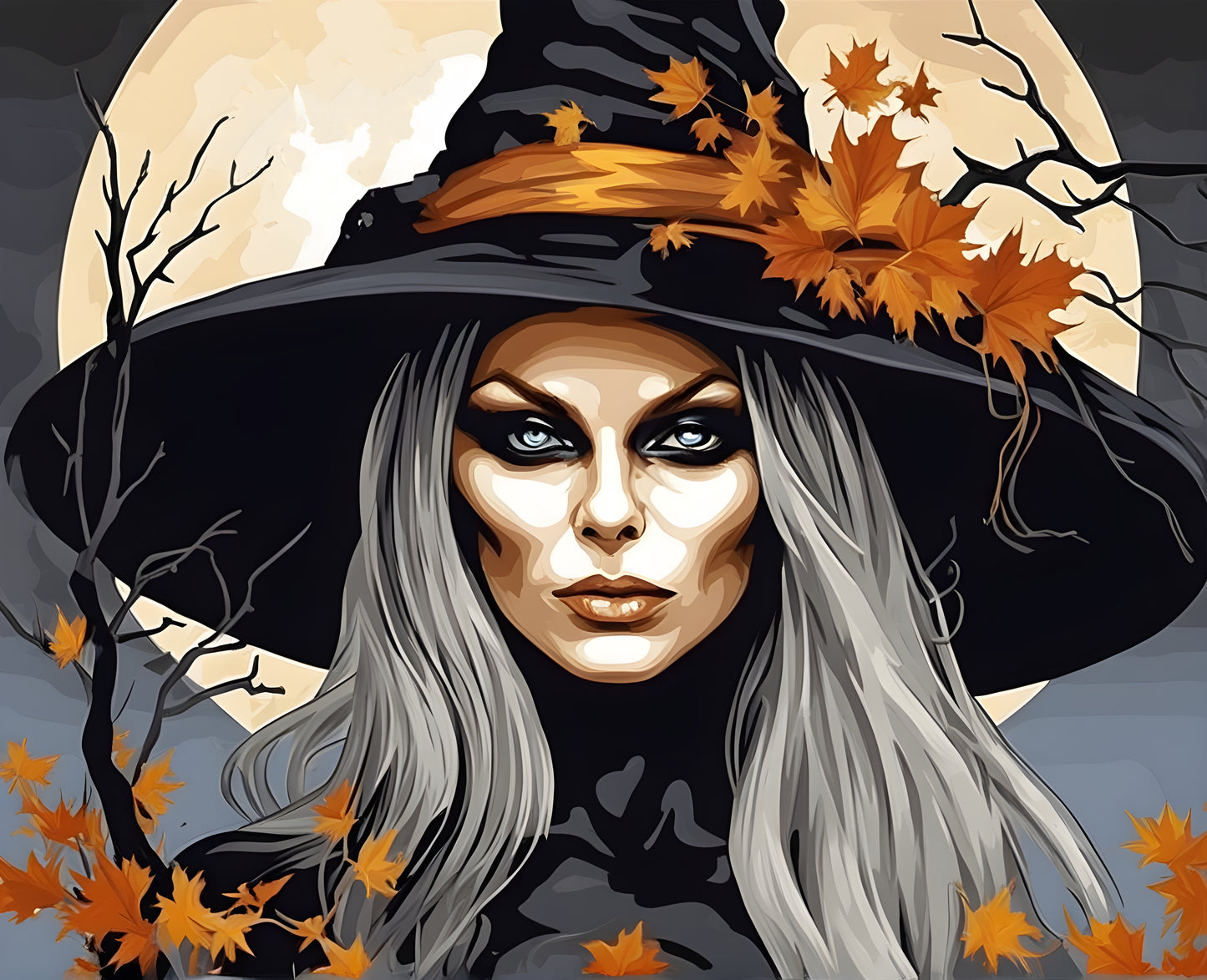 Black Witch - Van-Go Paint-By-Number Kit