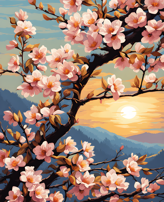 Blossoms of Spring (2) - Van-Go Paint-By-Number Kit