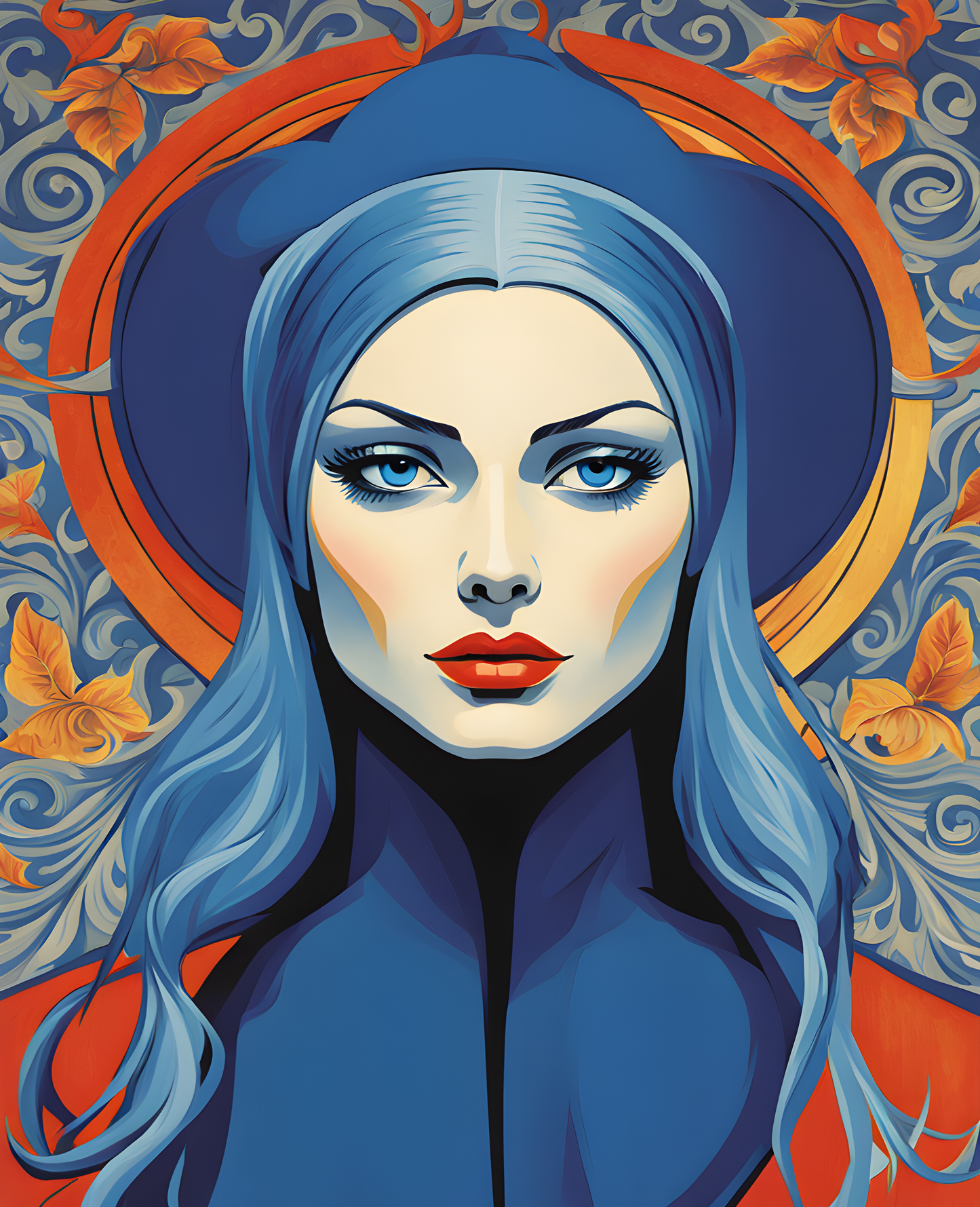 Blue Evil - Van-Go Paint-By-Number Kit