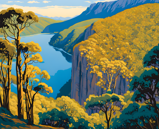 Australia Collection PD (83) - Blue Mountains National Park, NSW - Van-Go Paint-By-Number
