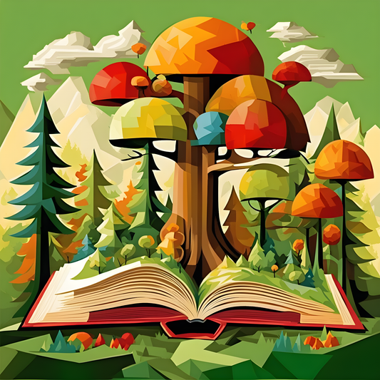 Forest Book of Fantasy PD - Van-Go Paint-By-Number Kit