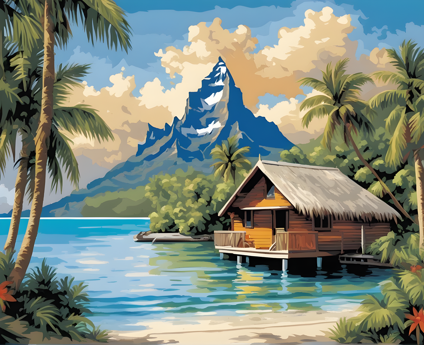 Amazing Places OD (371) - Bora Bora, French Polynesia - Van-Go Paint-By-Number Kit
