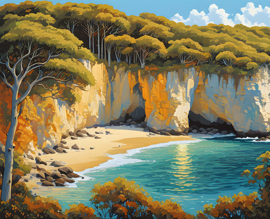 Australia Collection PD (90) - Botany Bay National Park, NSW - Van-Go Paint-By-Number