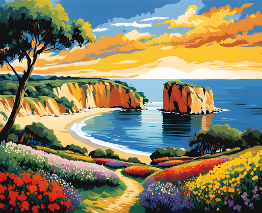 Australia Collection PD (88) - Botany Bay National Park, NSW - Van-Go Paint-By-Number