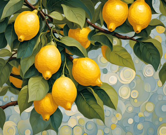 Branch of lemons PD (2) - Van-Go Paint-By-Number Kit