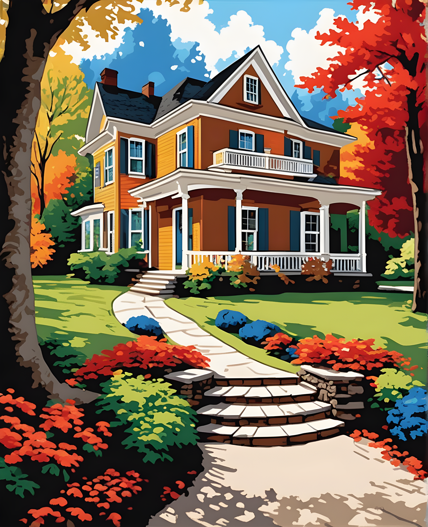 Breathtaking Retreat (2) - Van-Go Paint-By-Number Kit