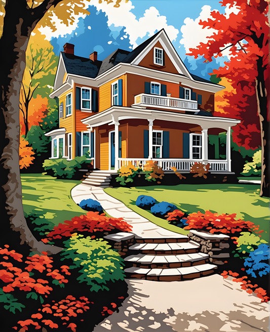 Breathtaking Retreat (2) - Van-Go Paint-By-Number Kit