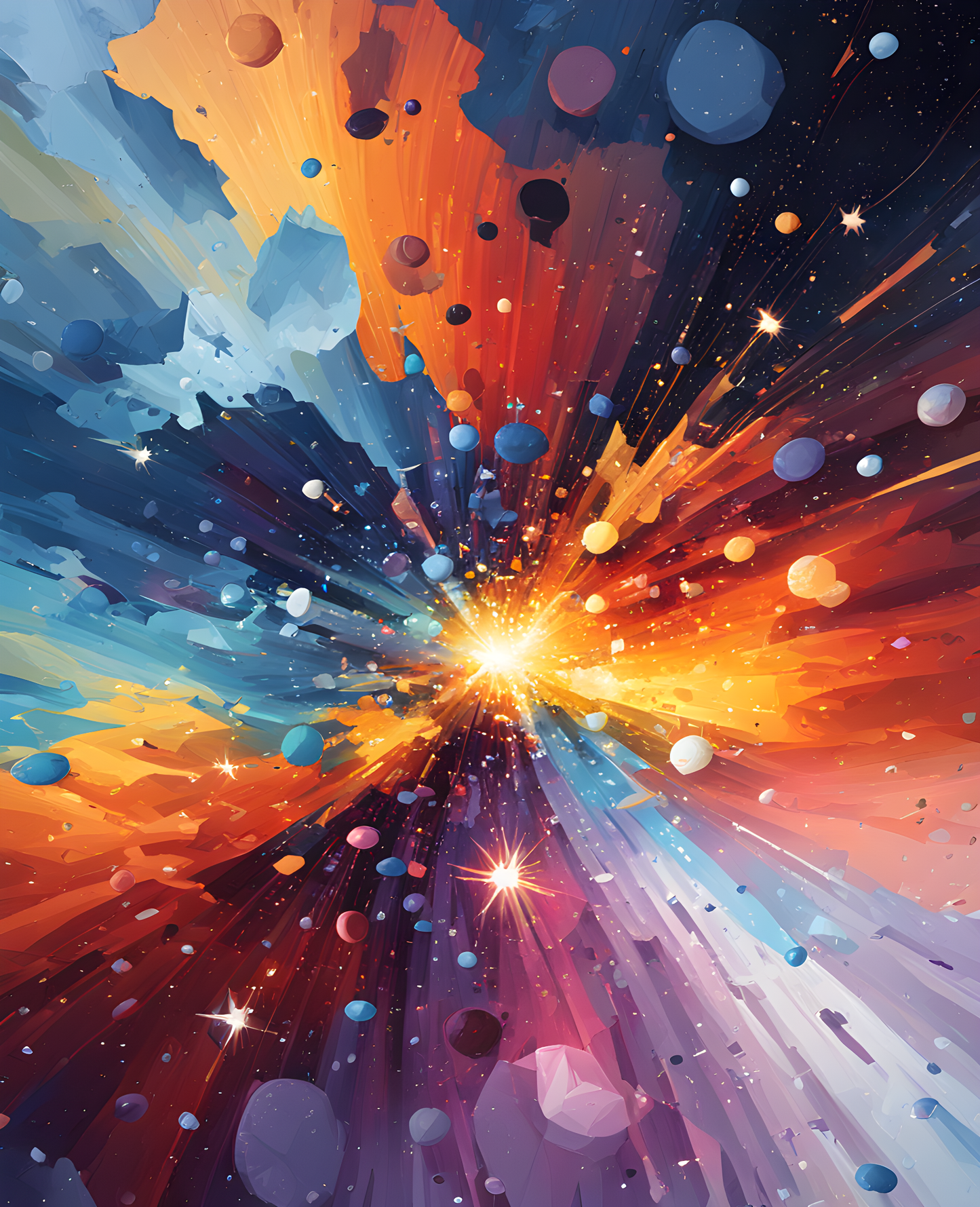 Broken Galaxy - Van-Go Paint-By-Number Kit