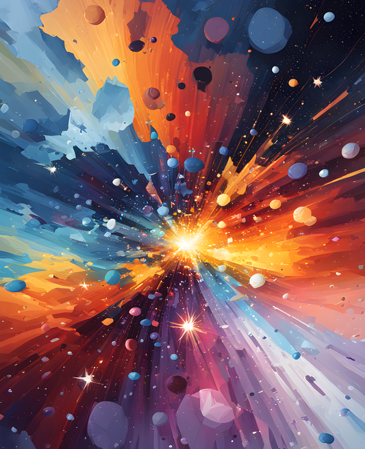 Broken Galaxy - Van-Go Paint-By-Number Kit