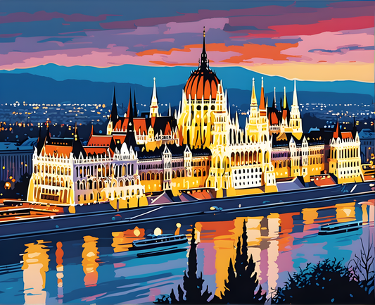 Amazing Places OD (365) - Budapest, Hungary - Van-Go Paint-By-Number Kit