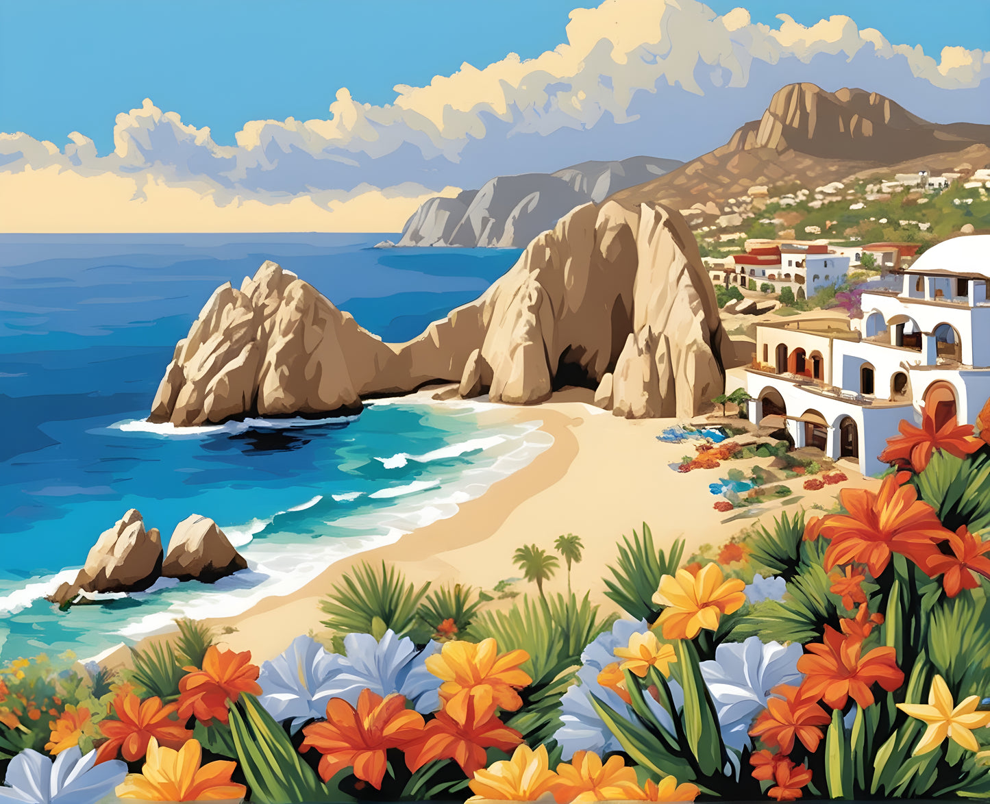 Amazing Places OD (368) - Cabo San Lucas, Mexico - Van-Go Paint-By-Number Kit