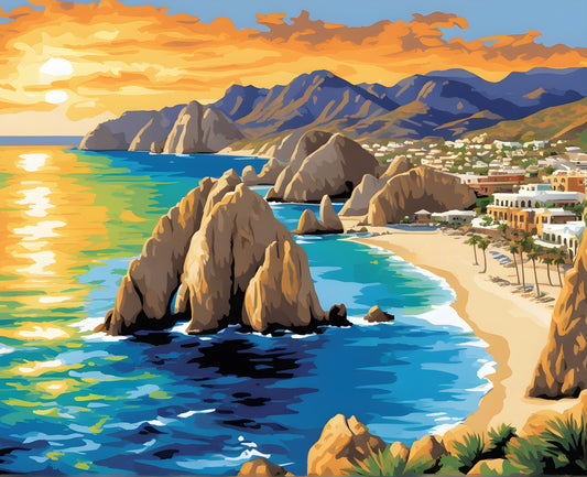 Amazing Places OD (366) - Cabo San Lucas, Mexico - Van-Go Paint-By-Number Kit