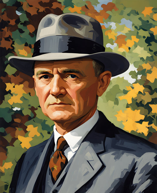 USA Presidential Portraits PD (48) - Calvin Coolidge - Van-Go Paint-By-Number Kit