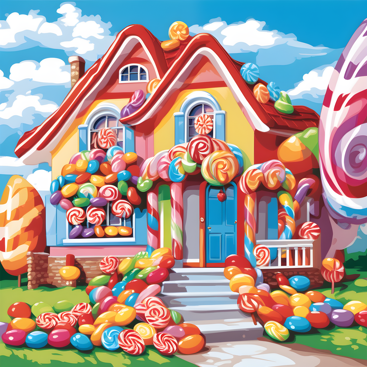 Candy House - Van-Go Paint-By-Number Kit