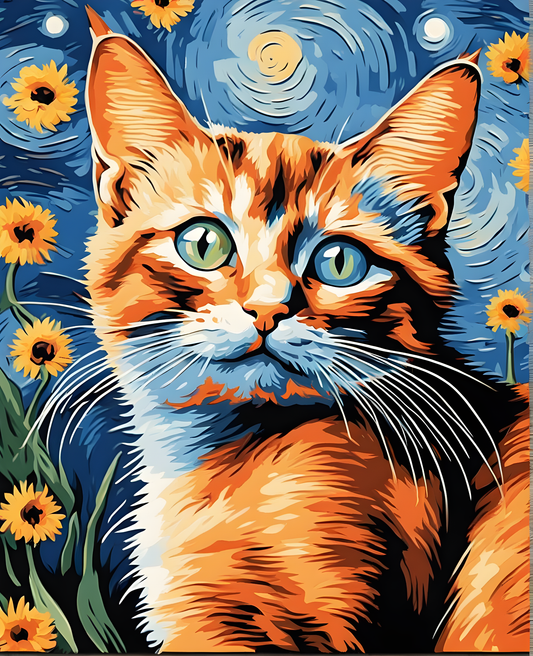 Cats Collection PD (61) - Van-Go Paint-By-Number Kit