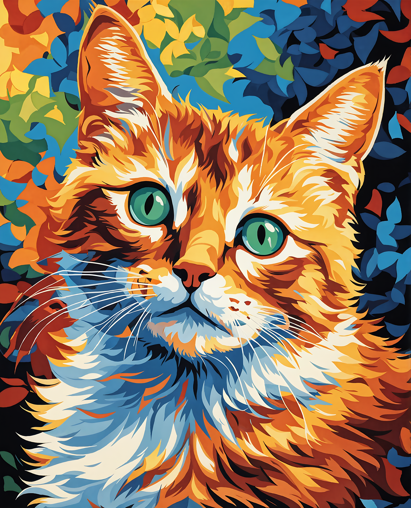Cat Curiosity PD (1) - Van-Go Paint-By-Number Kit
