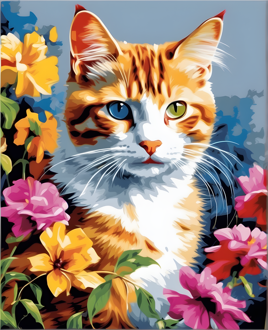 Cats Collection PD (38) - Van-Go Paint-By-Number Kit