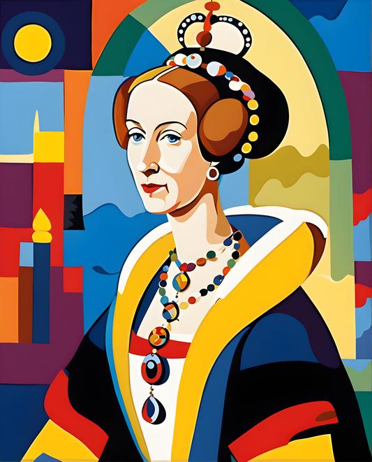 Royal Portrait PD (40) - Catherine Parr, Queen of England - Van-Go Paint-By-Number Kit