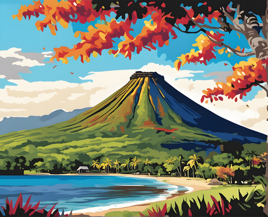 Amazing Places OD (19) - Chamarel, Mauritius - Van-Go Paint-By-Number Kit