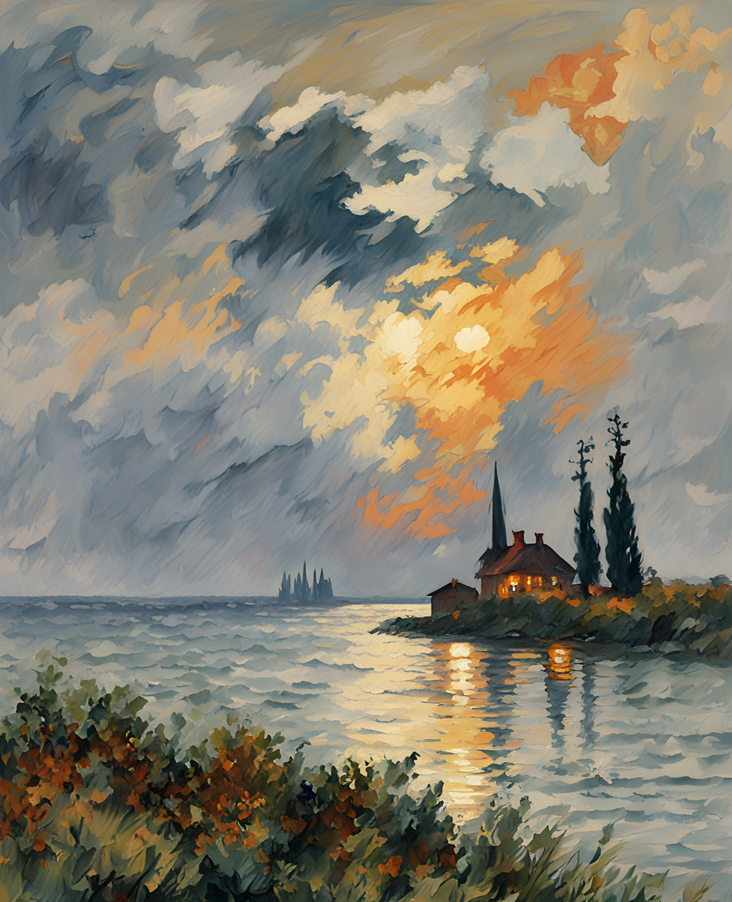 Chasing a Storm (1) - Van-Go Paint-By-Number Kit