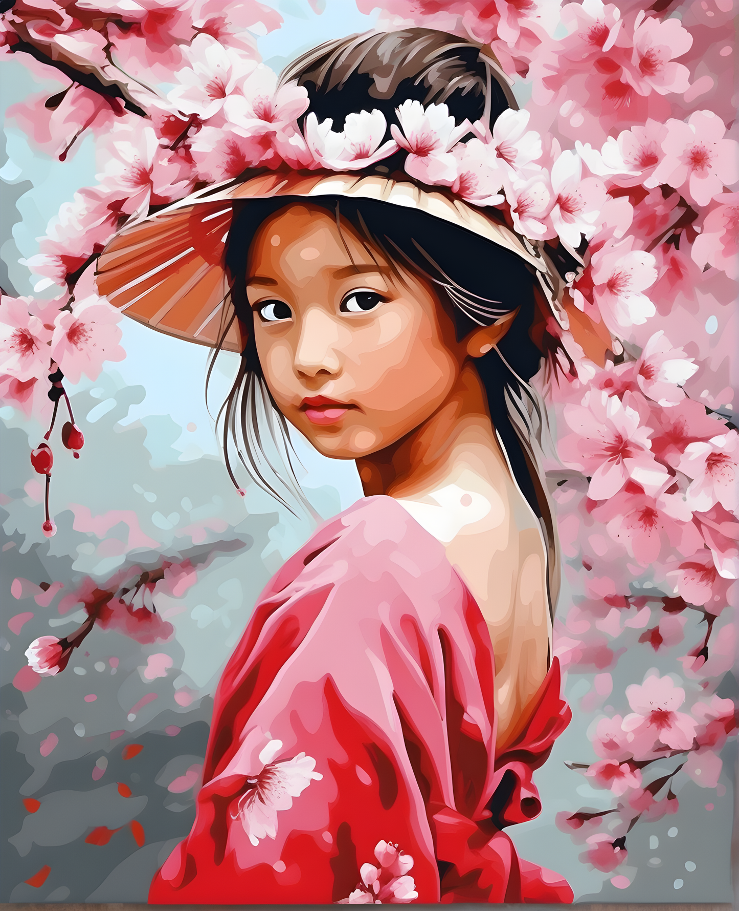 Cherry Blossom Girl - Van-Go Paint-by-Number Kit