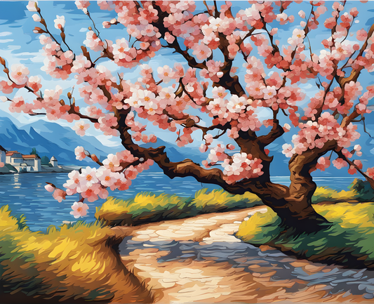 Cherry Blossom PD (11) - Van-Go Paint-By-Number Kit